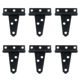 T Tulead 779605571931 Door Hinges 2-inch T-shape Gate Iron Strap Cabinet Shed