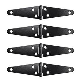 T Tulead Add2006051984 Door Hinges Iron Strap Gate 4inch Shed Pack Of 4 With Mount