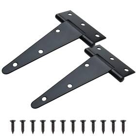 Tambee 608754218162 Gate Hinges Barn Door T-strap Shed Outdoor Heavy Duty Hing