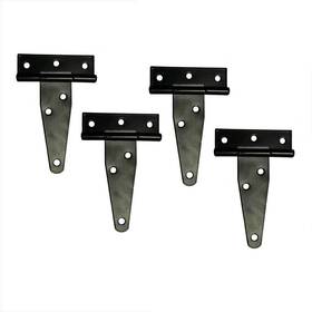 Tambee 691608663072 Tstrap Light Duty Hinge Gate Strap Door Barn Gates Hinges Black Wrough