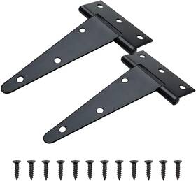 Tambee 711181446647 Gate Hinges Barn Door T-strap Shed Outdoor Heavy Duty