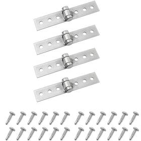 40556-fbhw-4 Taodan Folding Butt Hinge 4pcs 84x16x1.5mm / 3.3x0.62x0.05inch Silver Stainle