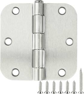 Tdchinges 300481422163 Door Hinge 3 1/2 Inch 42 Pack Rounded Hinges Satin/brushed Nickel 3.5 X Inc