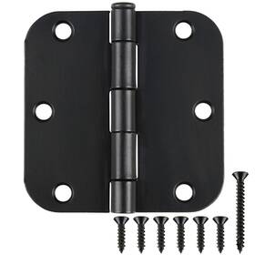 Tdchinges 743936978752 18 Pack Matte Black Door Hinges 3.5 X Inch Interior 3 1/2 F