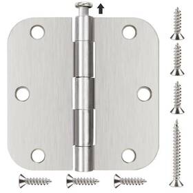 Tdchinges 743936978769 18 Pack Nickel Door Hinges Brushed 3 1/2 Interior Satin Ni