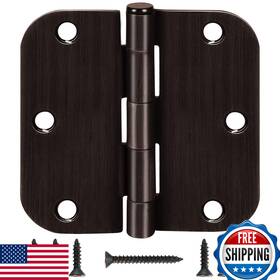 B095yn6vlk Tdchinges 3 Pack 3.5 Inch Oil Rubbed Bronze Door Hinges Interior 5/8 Radius