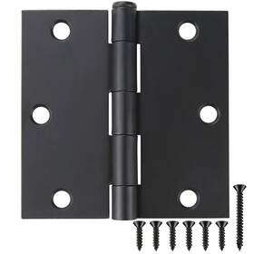 B09v18xdnm Tdchinges 30pk Matte Black 3.5 Inch X Interior Door Hinges Square With Screws
