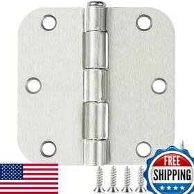 B0db4g931n Tdchinges 18x Brushed Nickel 3.5 Inch Door Hinges 5/8 Radius Quiet Smooth Interior Doors