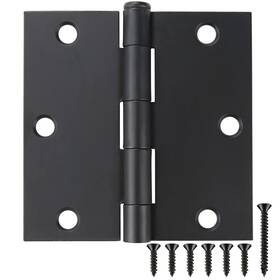 Tc2-35-sq-bk-30 Tdchinges 30 Pack Matte Black Door Hinges 3.5 X Inch Interior 3 1/2 Hinge