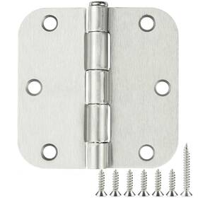 Tdc-tc1-35-5 Tdchinges Tdc-tc1-35-5/8r-sn-12 12 Pack 5 Inch Door Hinges Brushed Nickl 3.5 X 5/8 Radius Interior Heavy Duty