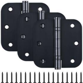 Tdc-tc1-ss-3.5-5 Tdchinges 3 Pack Matte Black Stainless Steel Door Hinges 3.5 X Inch Ball Bearing
