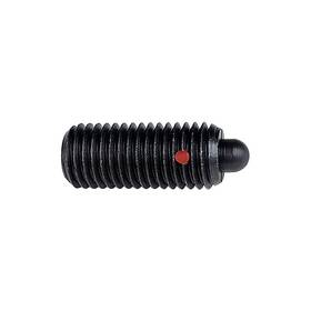 5210901 Te-co Spring Plunger Blk Oxd 1/4-20x3/4 L Pk5 19a664