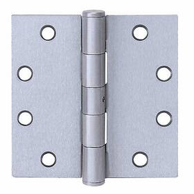 Hg100315 Tell Manufacturing Inc Hinge With Removable Pin Square Corner Satin Stainless Steel 4.5x4.5- Inch -hg1003