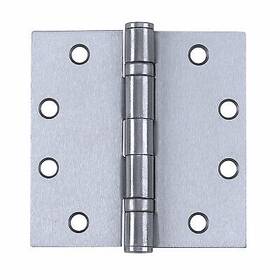 Hg100319 Tell Manufacturing Inc Ball-bearing Hinge With Non-removable Pin Satin Stainless Steel 4x4- Inch -hg10031