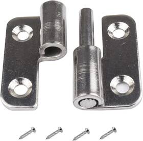 Tenfghardware 744759180339 6pcs 1.5 Inch Detachable Hinge Small Slip Joint Flag Hinges Lift Off Do