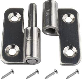 J4ty Tenfghardware 6pcs 1.5 Inch Detachable Hinge Small Slip Joint Flag Hinges Lift Off Do