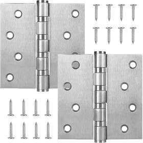 Ry0019 Teqinok 2 Pack Ball Bearing Door Hinge Stainless Steel Heavy Duty Hinges 4 X Inch