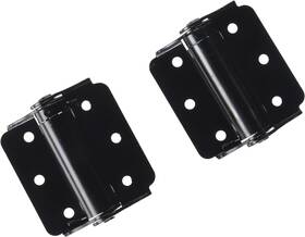 852868 The Hillman Group Satin Brass Double-acting Black Adjustable Screen Door Spring Hinge 3 Inch 2 Coun