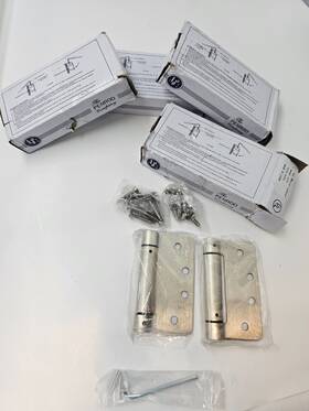 Mh4.0 The Penrod Company 4 Boxes Of 2 Aupc 1/4-1/4 Dbspi Door Hinge Satin Nickel