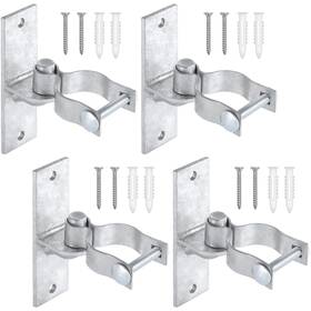 Thikdikakt 795154438891 Heavy Duty Wall Mount Gate Hinge Pipe 2 Pack Chain Link Fence