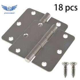 Gm713120md Thomletha 3.5ftft Satin Nickel Door Hinges With 1/4 Inch Radius Corners 18/30/50 Pcs