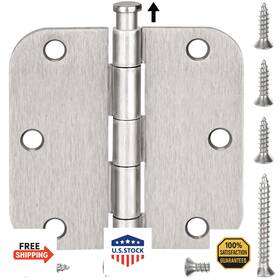 B0d4gpmsrh Ticonn 48-pack 3.5 Inch Satin Nickel Door Hinges Residential Hardware