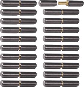 0416 Tideme 313057189155 20 Pack Weld On Barrel Hinges 3 Inch Carbon Steel Weldable Bullet Door