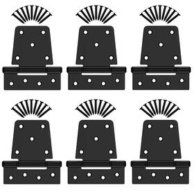 Tj-3.5 Tiejian 3.5 Inch Heavy Duty Gate Hinges Extra Thick For Wooden Fences V