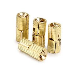 Tl 631384987290 10mm Hidden Brass Barrel Hinges 4pcs Concealed Box Hinge / 0.39 Inch