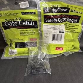 Trex 652835210675 Locking Gate Hinge And Latch Set Includes 1 2 Hinges Hardware
