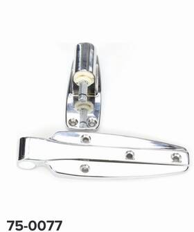 Tropic Supply 750077 75-0077 Flush Cam Rise Hinge Chrome Reversible