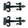 Ttcwmfdl12 Heavy Duty Fleur De Lys Cast Iron Black Antique Tee