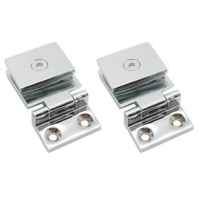 00545si Ttzeze 2 Pack Glass Door Hinge 90 Degree Shower Hinges Heavy Duty C