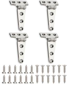 Turnirace 783821404560 316 Stainless Steel 4 In X 2 T Hinges Marine Grade Heavy Duty H