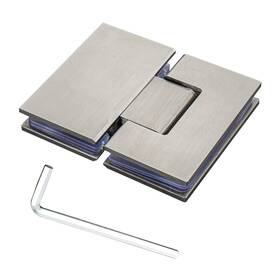 Uf-ha0395-y-us Ufurmate Glass Door Hinge 180 Degree Stainless Steel Clamp Heavy Duty Glas