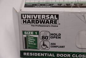 Uh4009 Universal Hardware Light-duty Residential Door Closer White - Dirty