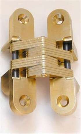 Ss203-4 Universal Ind Products Ss203 4 .75 Inch Door Hinge - Concealed Satin Brass