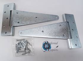 Kz5340-237-2981 Unk Pair Of New Large 10 Inch Tee Hinges With Screws P/n