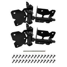 Usumairu 774602276438 2 Pack Self Closing Gate Hinges For Wooden/vinyl/pvc Fences Heavy Duty Hinge