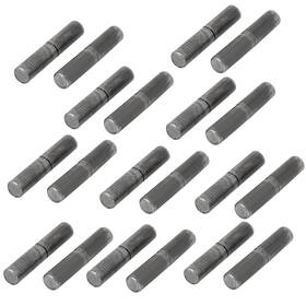 Uxcell 604267019975 20 Pairs Home Gate Door Window Part Male To Female Iron Hinge Pin 8mmx40mm