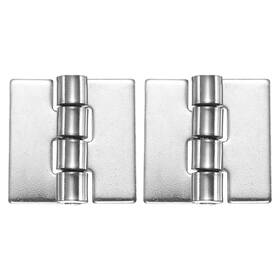 X0.12 Uxcell 639664231934 2 Pack Heavy Duty Weldable Hinges Inch X1.97 Weld On Butt Hinge Silver