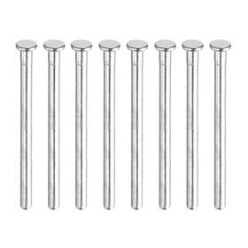 Uxcell 639664781026 8pcs 4 Inch Door Hinge Pin For Replacement Silver