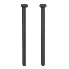 Uxcell 641832244240 2pcs 4 Inch Door Hinge Pin For Replacement Matte Black