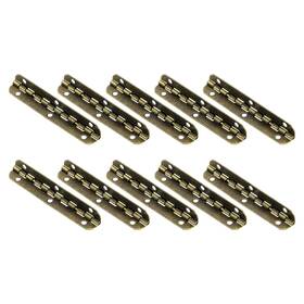 Uxcell 655692438107 90 Degree Hinge Box Door With Screws 65x9mm Bronze 10pcs