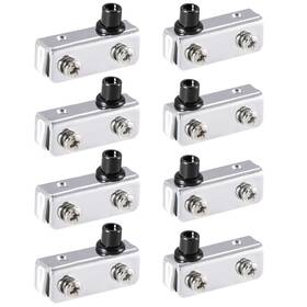 Uxcell 714998447418 4 Pair Adjustable Glass Door Hinges Clamp Iron Cabinet Pivot Hinge Clip