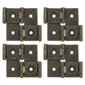 Uxcell 781954260336 Double Acting Hinges Folding Screen 4pcs 2.13 Inch Swing Bronze