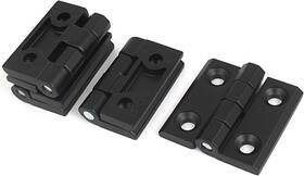 A15101900ux0273 Uxcell Cupboard Door 50mm X Aluminium Ball Bearing Hinge Black 4pcs