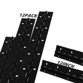 V-bph-12p12in-b-231124fba V-chen 12pcs 12inch Black Continuous&piano Hinges 304 Stainless Steel Heavy Duty Co