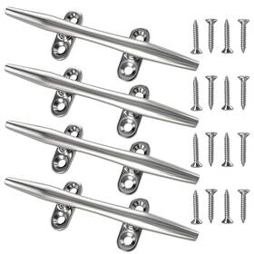 Veithi 715377521002 4/5/6 Inch Dock Cleats - 316 Stainless Steel Boat Ope