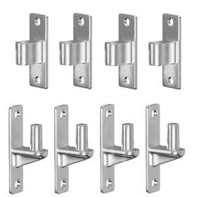 Velfree 637586989384 4 Pack Heavy Duty Gate Hinges 304 Stainless Steel Hinge For Wooden Fenc